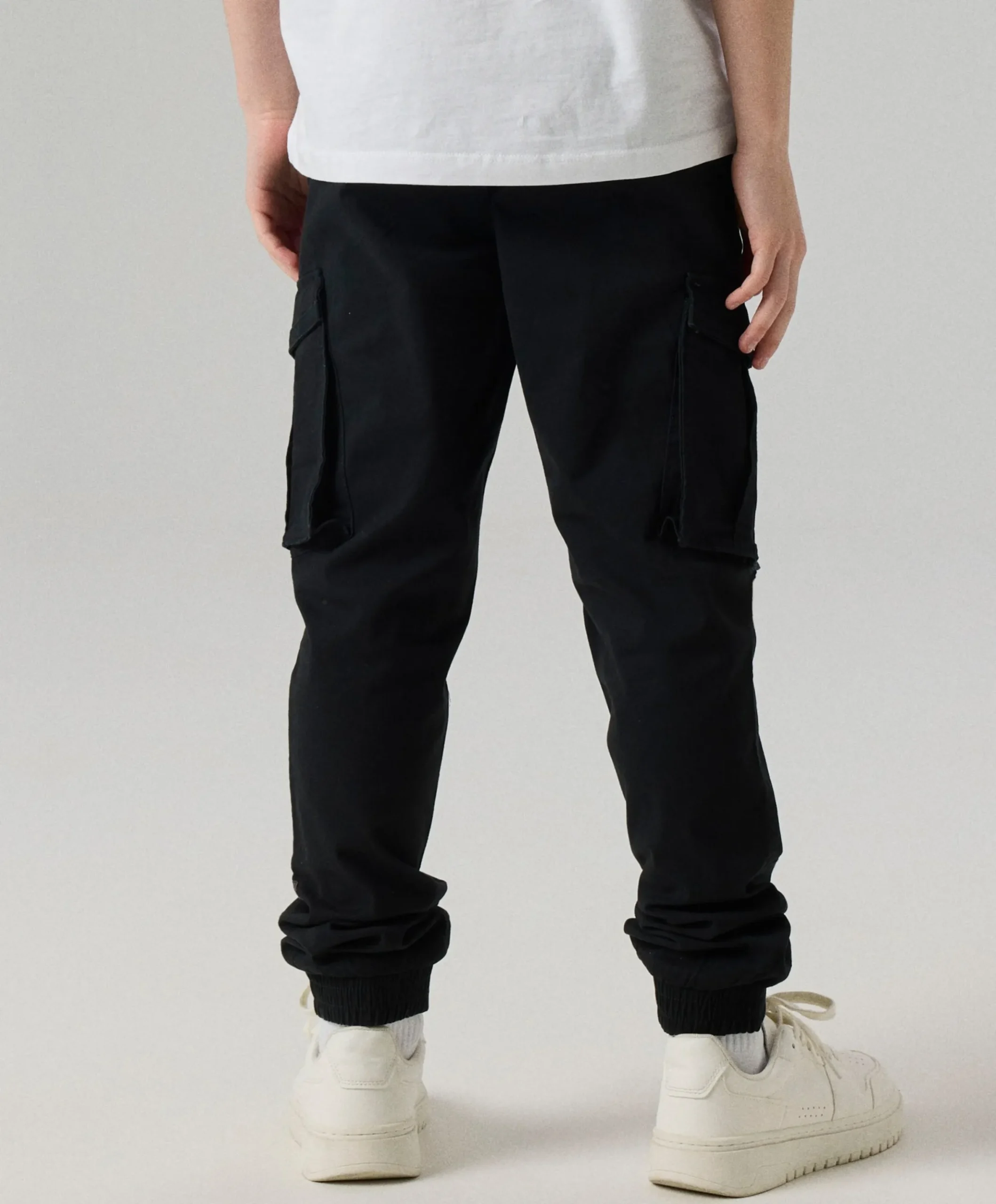 NITBAMGO REG/R TWI CA PANT M NMT NO jongens broek zwart