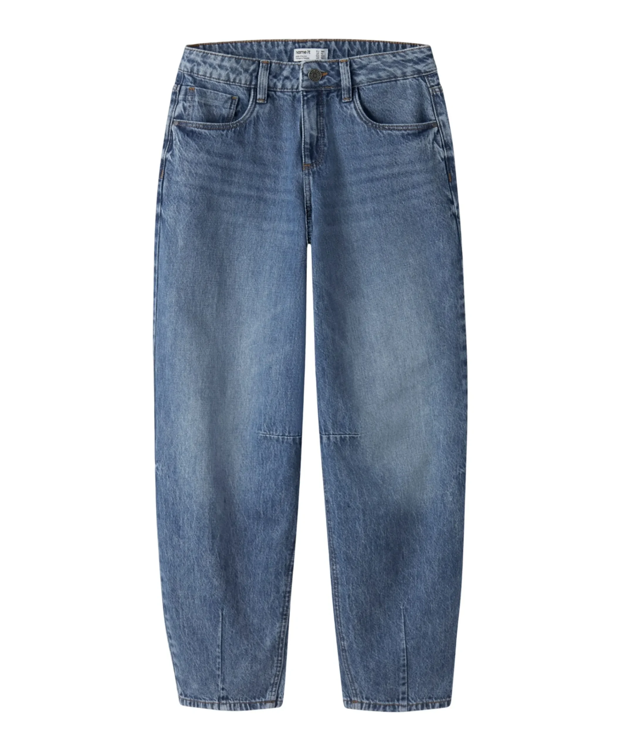 NKFBELLA BARREL JEANS 2113-RM NOOS meisjes jeans blauw