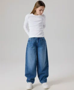 NKFBELLA BARREL JEANS 2113-RM NOOS meisjes jeans blauw