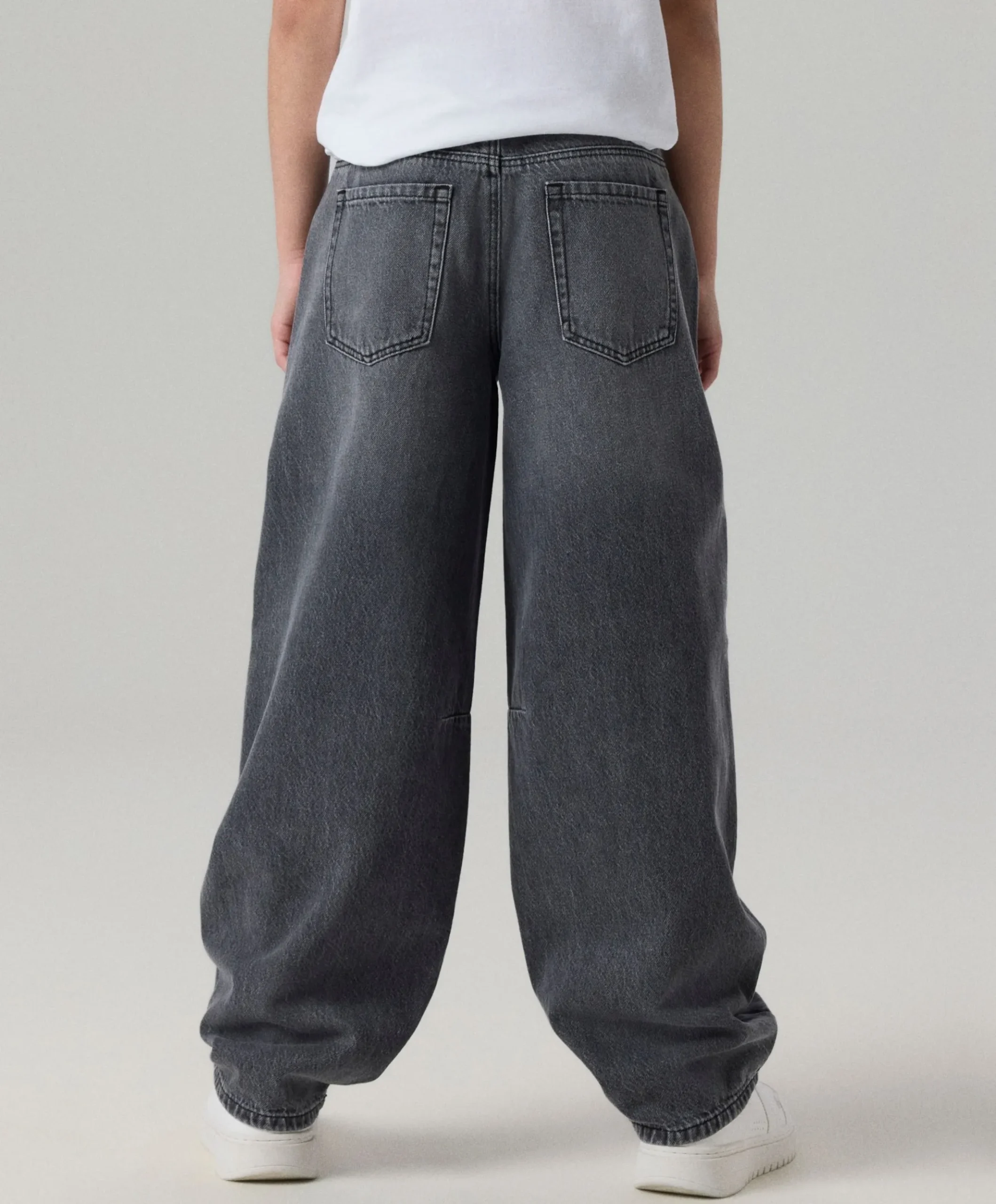 NKFBELLA BARREL JEANS 2113-RM NOOS meisjes jeans grijs