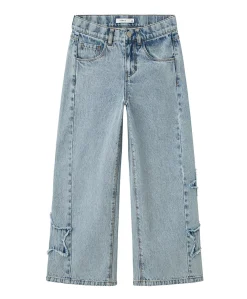 NKFBELLA SKATER DESTROY JEANS 5288- meisjes jeans blauw