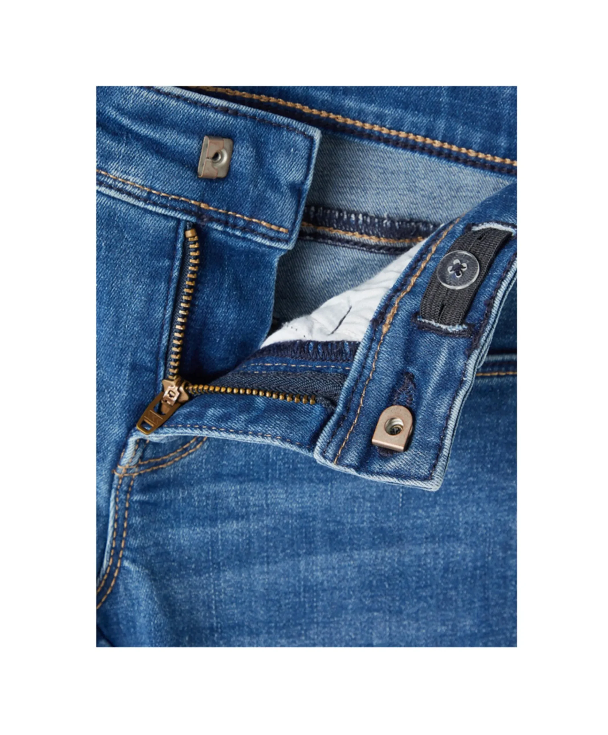 NKFPOLLY SKINNY BOOT 1142-AU jeans blauw