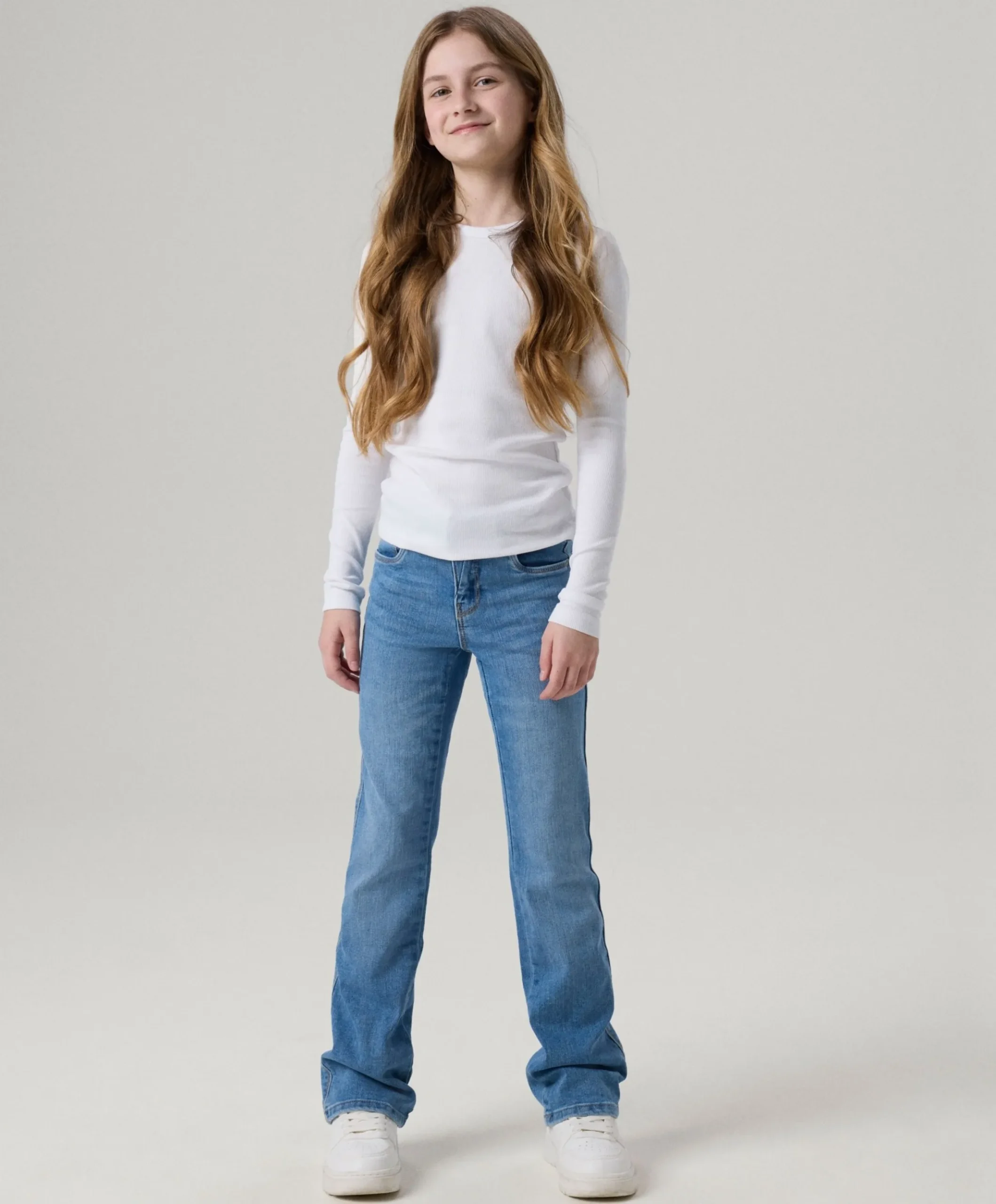 NKFPOLLY SKINNY BOOT 1142-AU jeans blauw