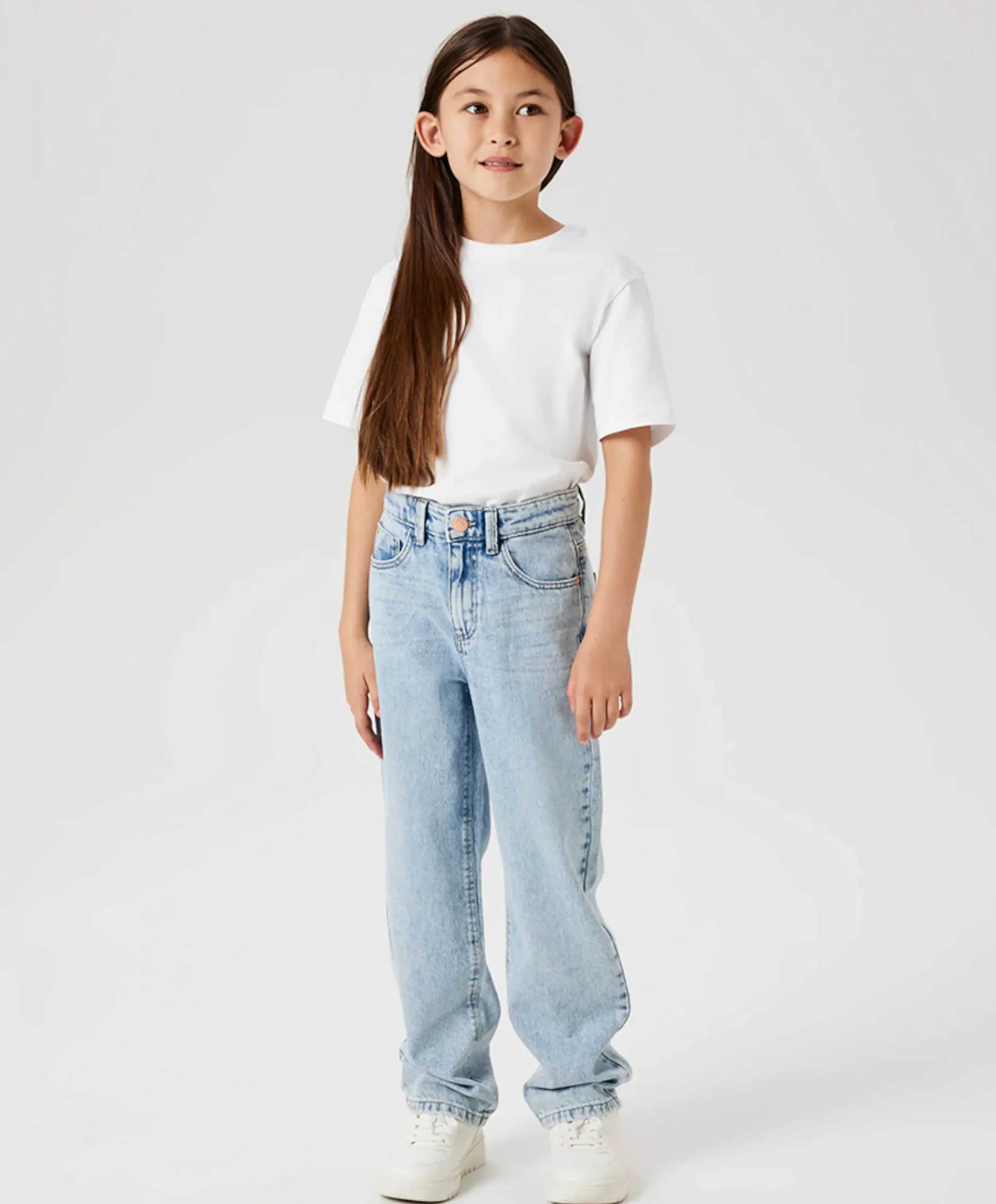 NKFROSE HW STRAIGHT 9222-BE N jeans blauw