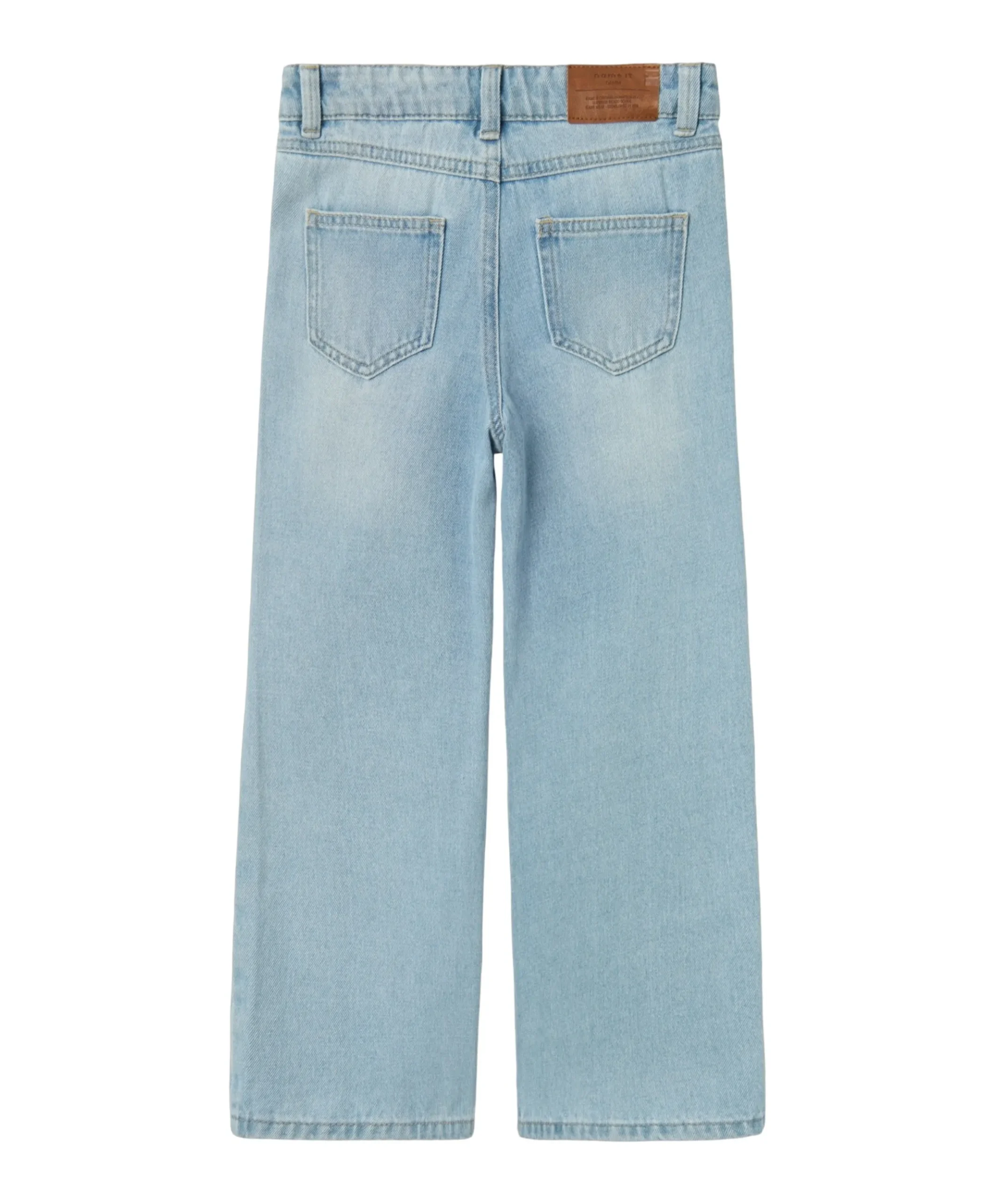 NKFROSE HW WIDE JEANS 1411-TE NOOS meisjes jeans blauw