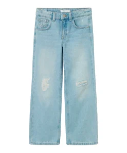 NKFROSE HW WIDE JEANS 1411-TE NOOS meisjes jeans blauw
