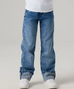 NKFROSE STRAIGHT FOLD 4224-AZ jeans blauw