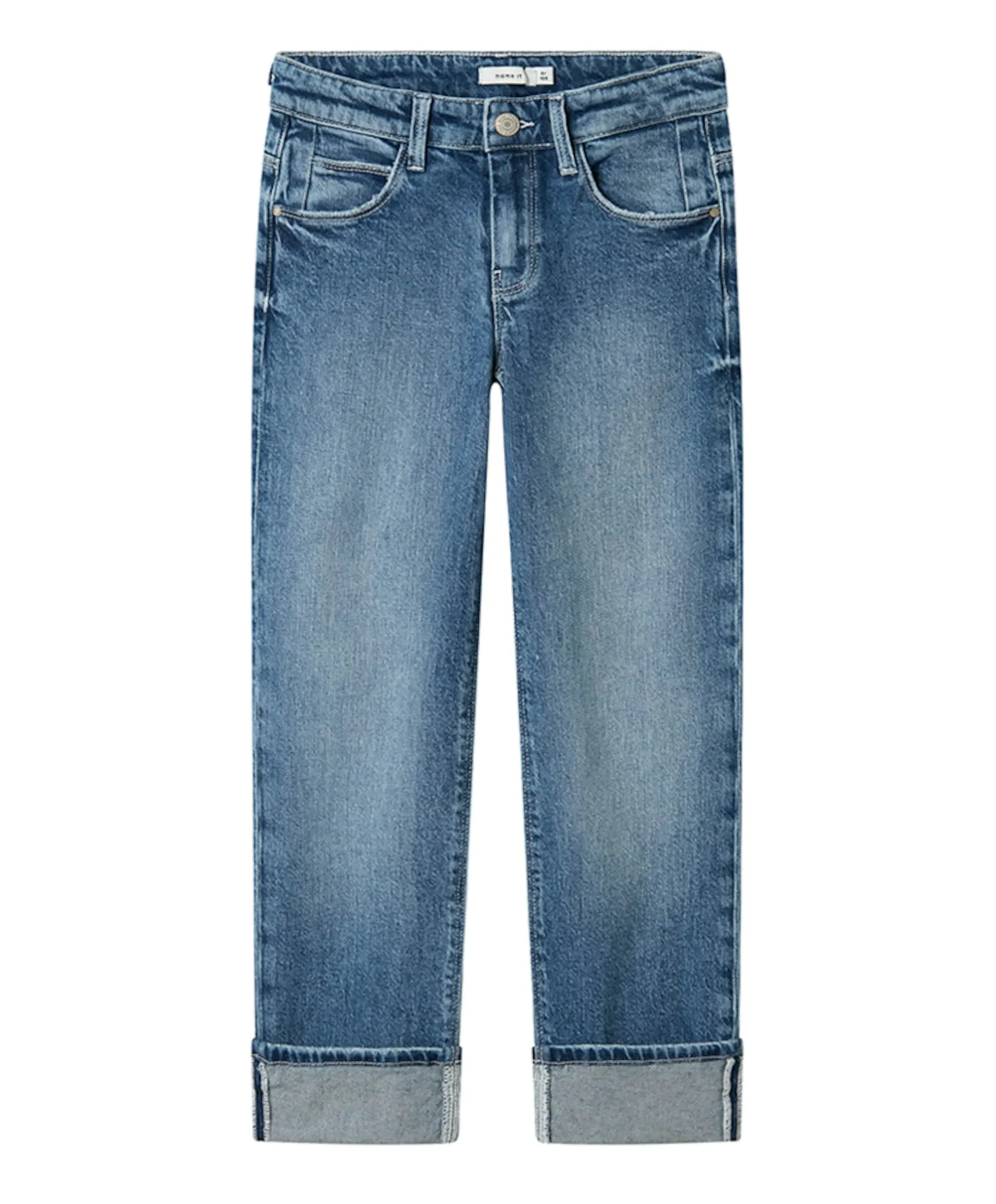 NKFROSE STRAIGHT FOLD 4224-AZ jeans blauw