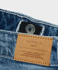 NKFROSE STRAIGHT FOLD 4224-AZ jeans blauw