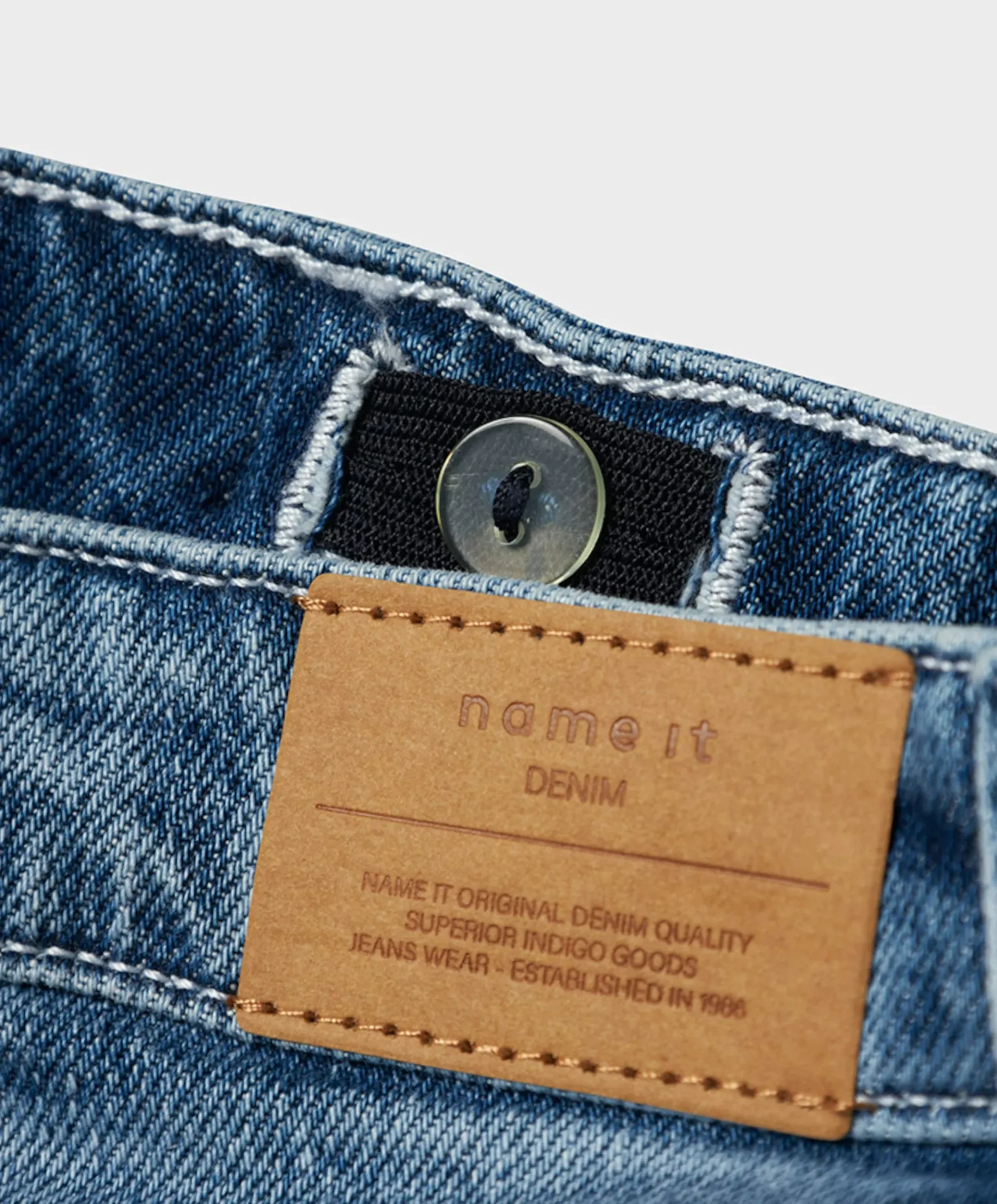 NKFROSE STRAIGHT FOLD 4224-AZ jeans blauw