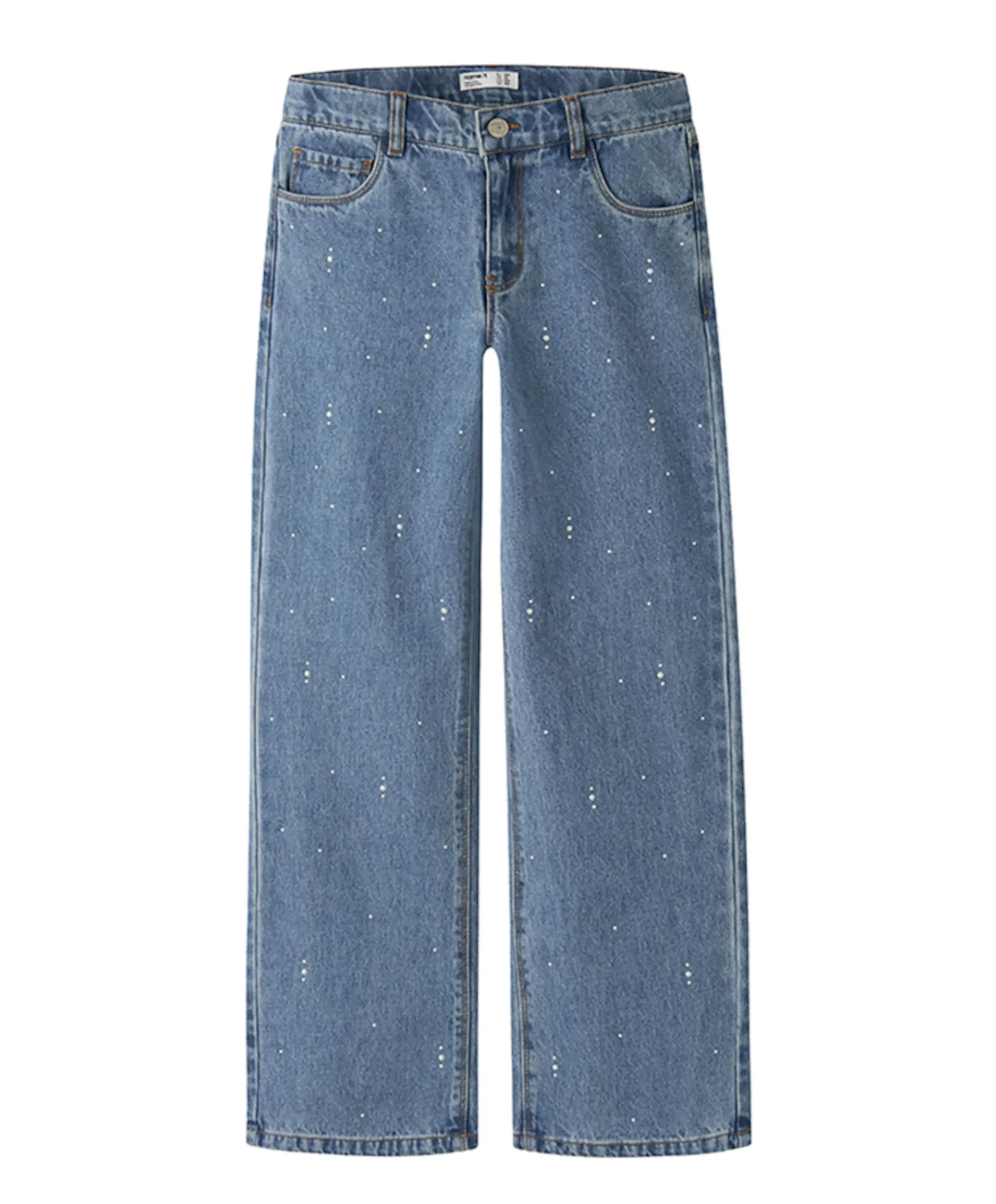 NKFROSE WIDE DECOR 4760-IM meisjes jeans blauw