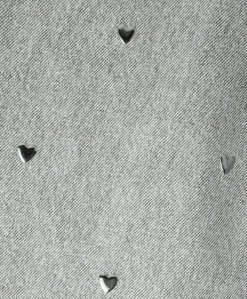 NKFROSE WIDE HEART STUDS JEANS 2021 meisjes jeans grijs