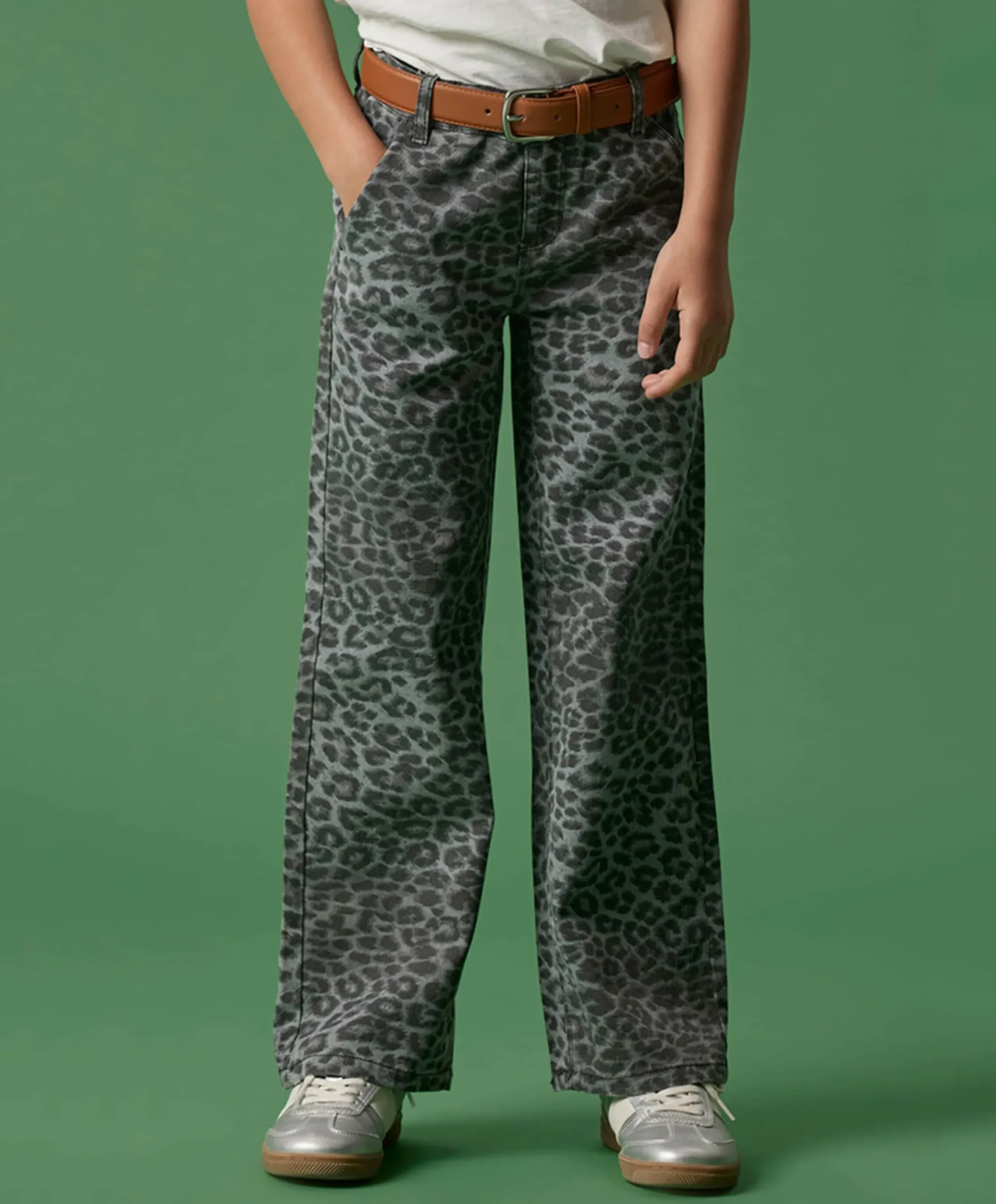 NKFROSE WIDE TWI PANTS 4444-TD O meisjes jeans grijs