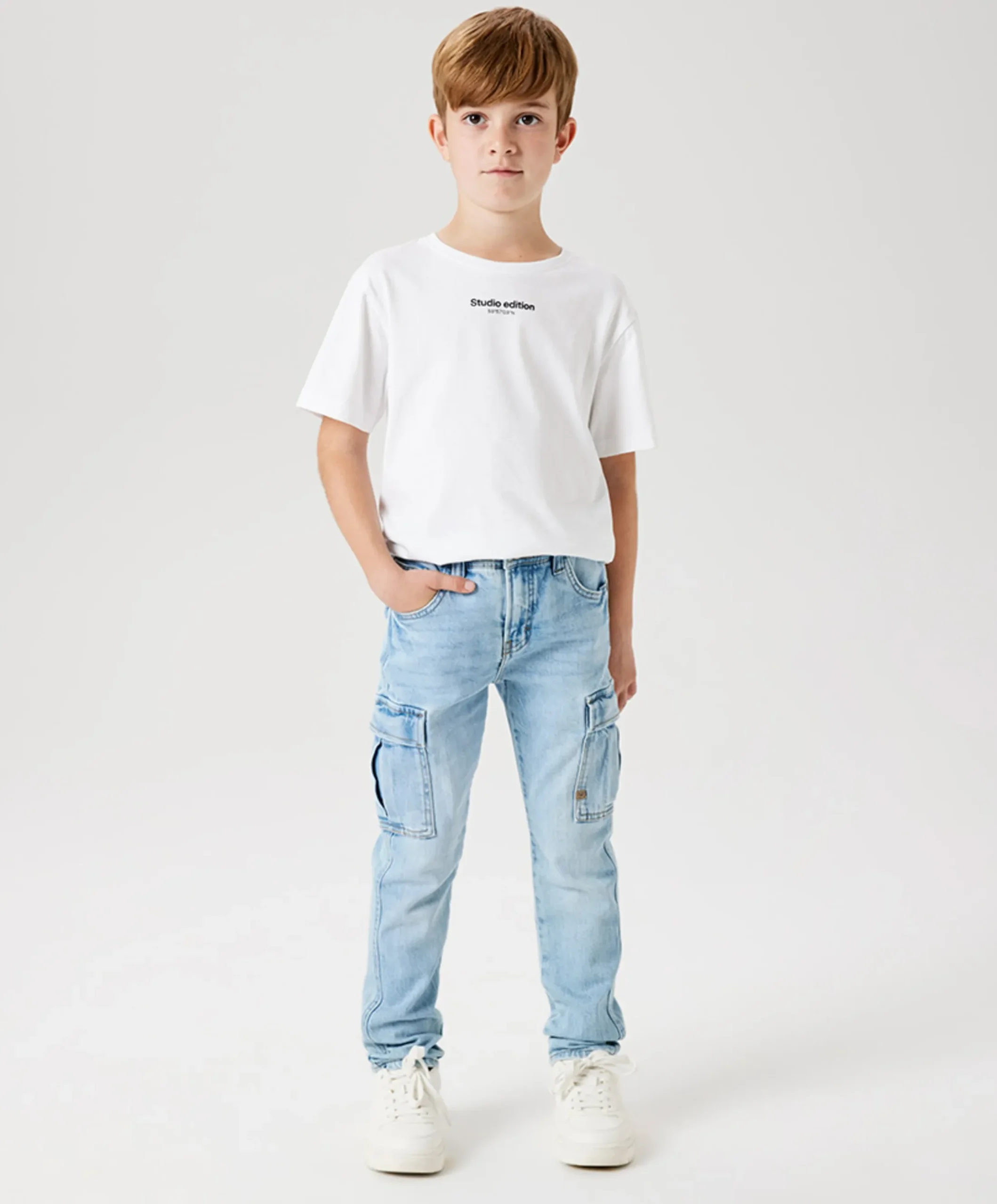 NKMSILAS TAP CARGO 6650-AZ NO jeans blauw
