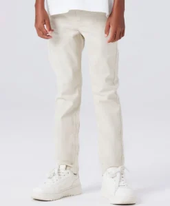 NKMTHEO TWITOP NOOS jongens broek beige
