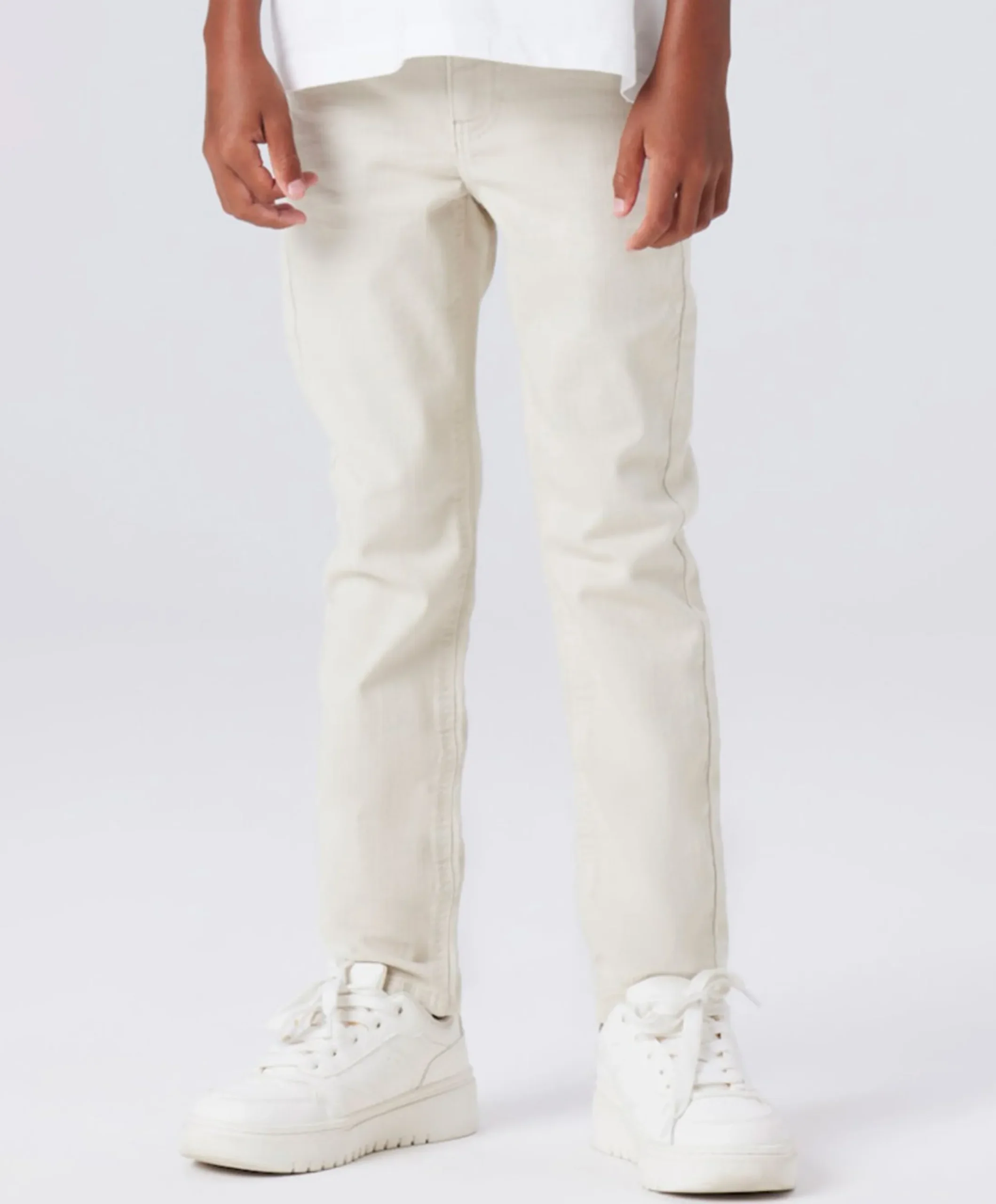 NKMTHEO TWITOP NOOS jongens broek beige