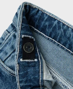 NMFROSE STRAIGHT FOLD 4224-AZ jeans blauw