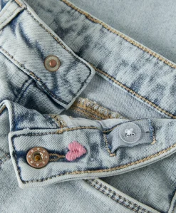 NMFROSE WIDE EMB 2633-FR NOOS meisjes jeans blauw