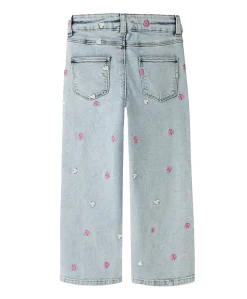NMFROSE WIDE EMB 2633-FR NOOS meisjes jeans blauw
