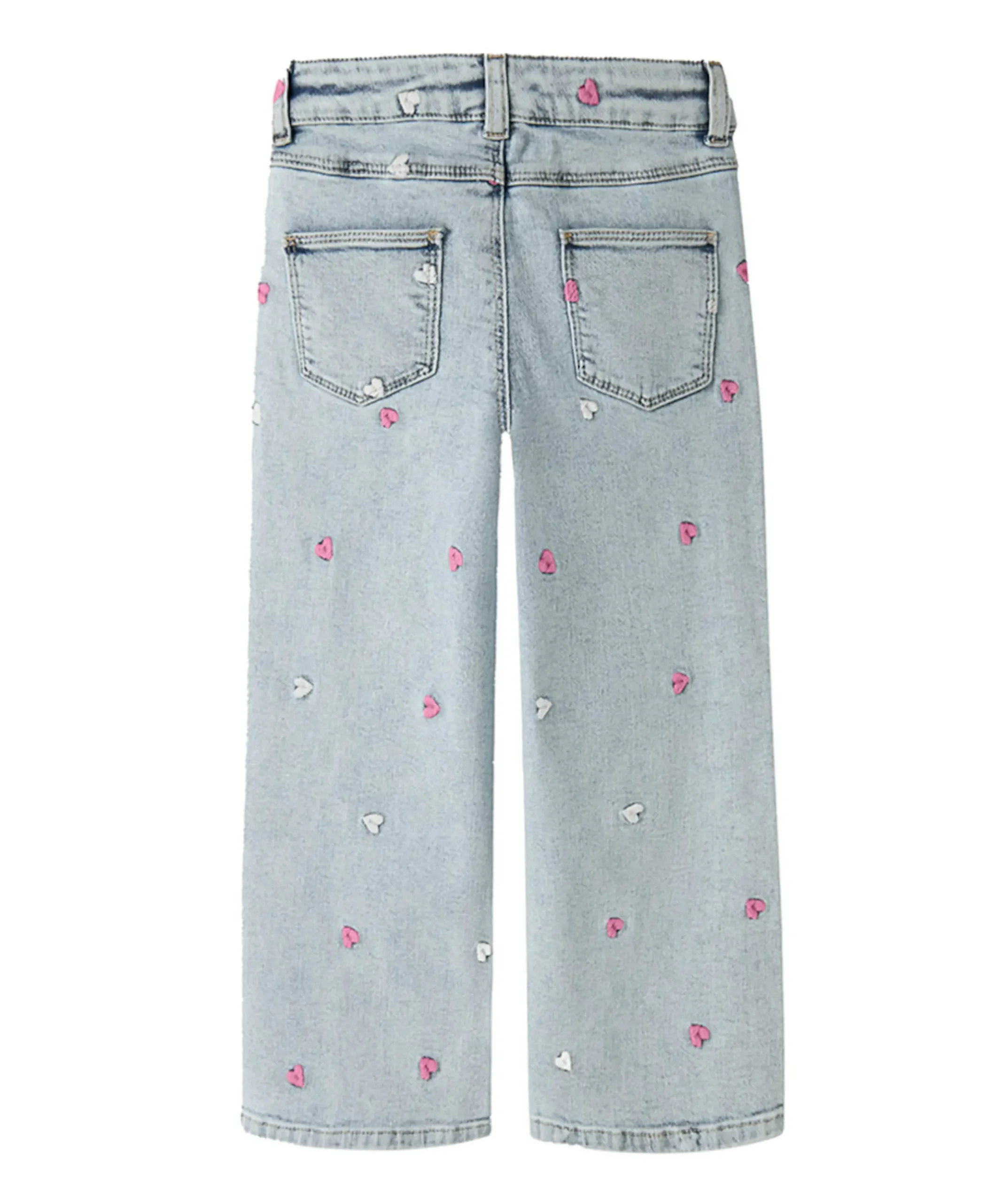 NMFROSE WIDE EMB 2633-FR NOOS meisjes jeans blauw