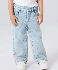 NMFROSE WIDE EMB 2633-FR NOOS meisjes jeans blauw