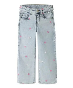 NMFROSE WIDE EMB 2633-FR NOOS meisjes jeans blauw