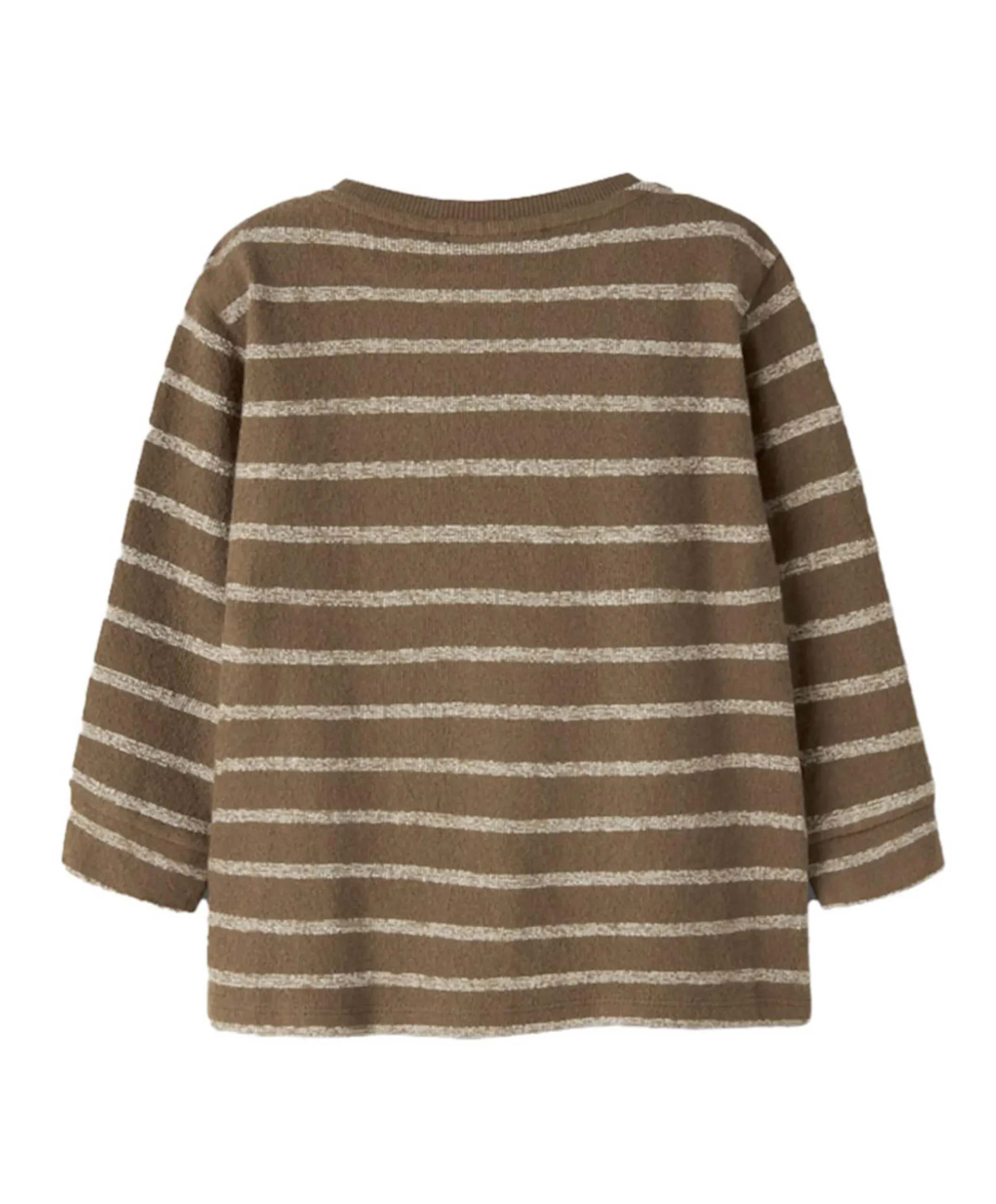 NMMOBY LS LOOSE TOP LIL meisjes korte broek bruin
