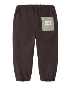 NMMOSBORNE BARREL SWEAT PANT meisjes broek bruin