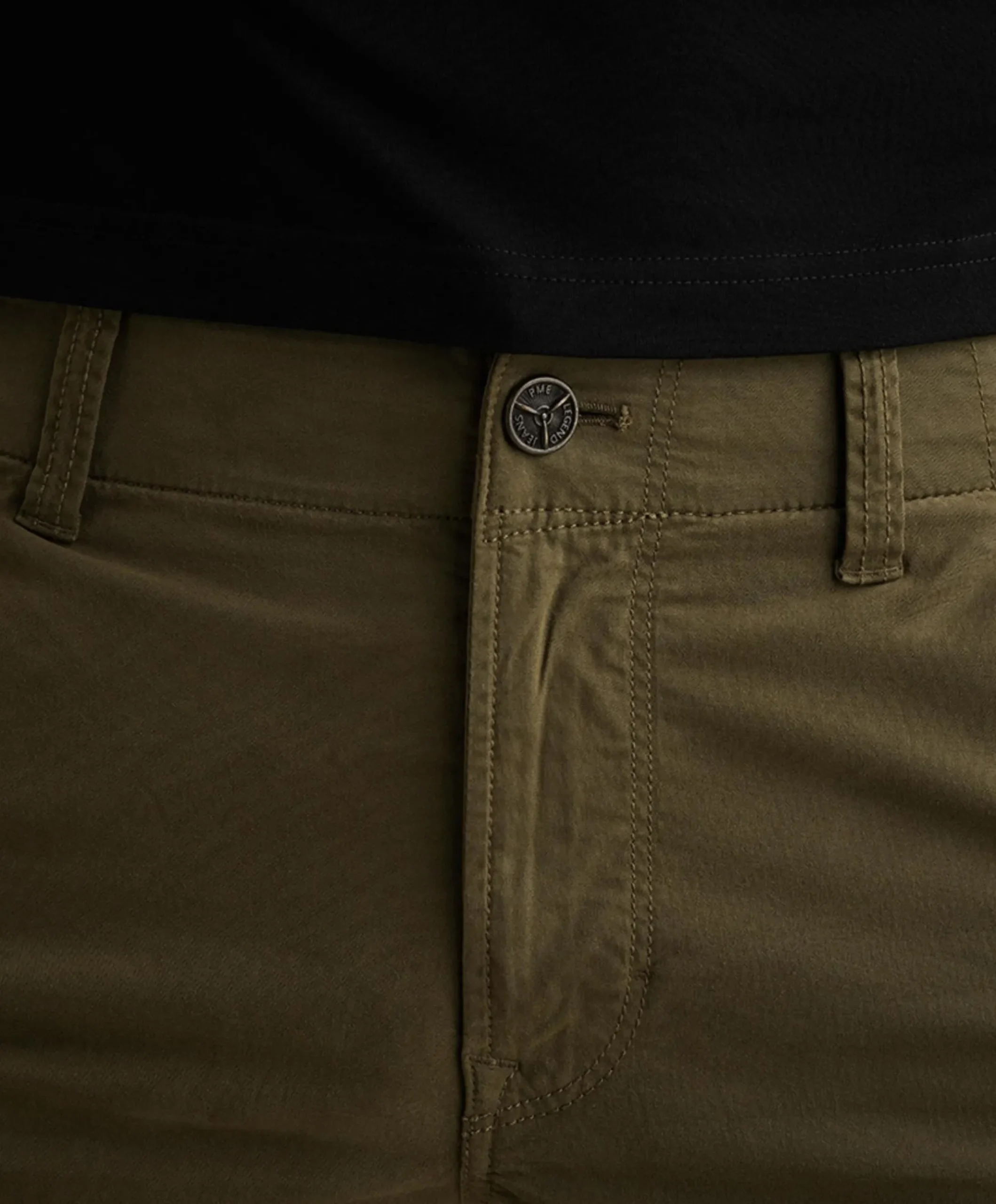 NORDROP CARGO SHORTS STRETCH TWILL heren korte broek groen