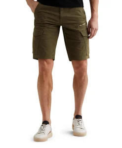 NORDROP CARGO SHORTS STRETCH TWILL heren korte broek groen