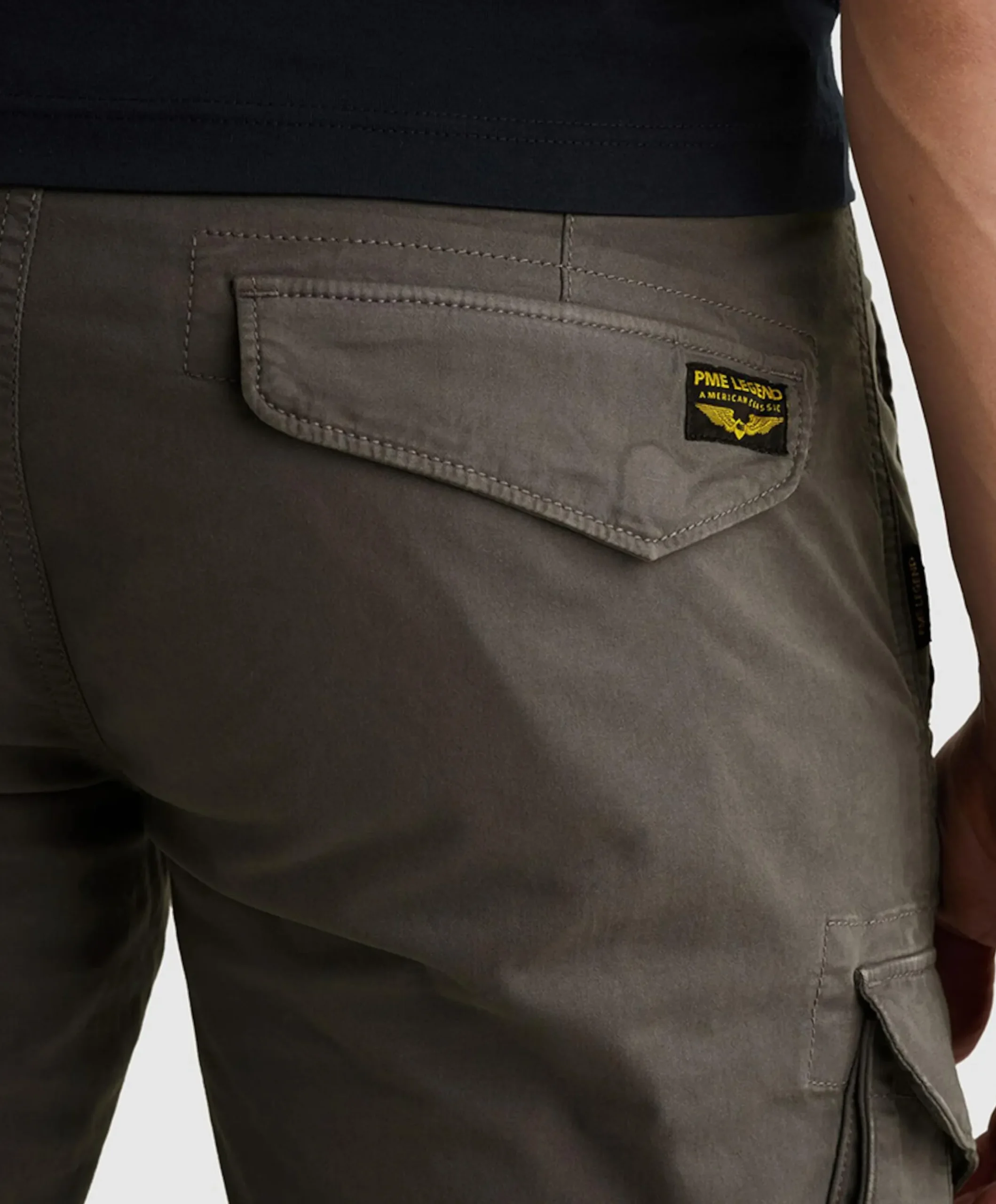 NORDROP CARGO SHORTS STRETCH TWILL heren korte broek grijs