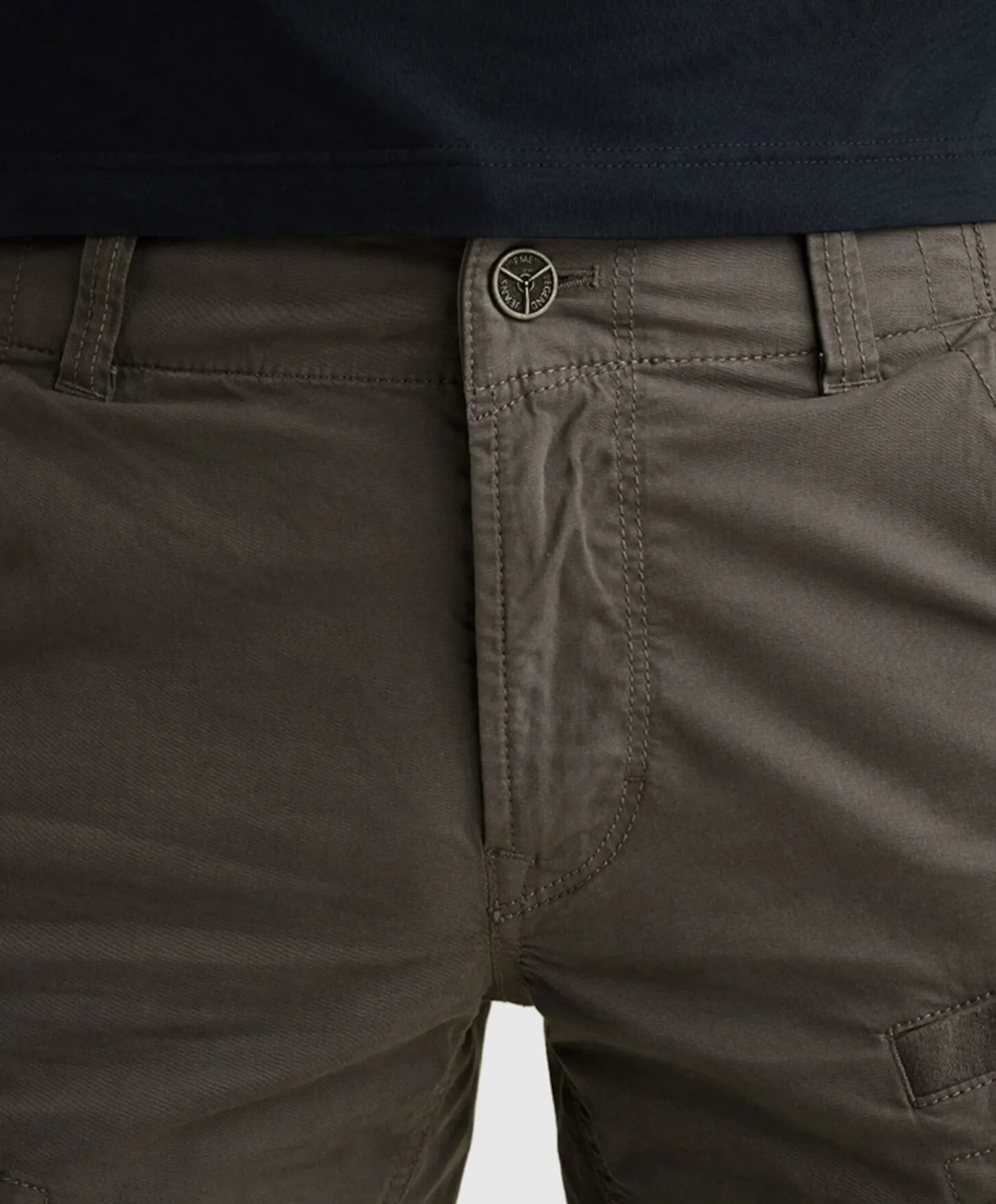 NORDROP CARGO SHORTS STRETCH TWILL heren korte broek grijs