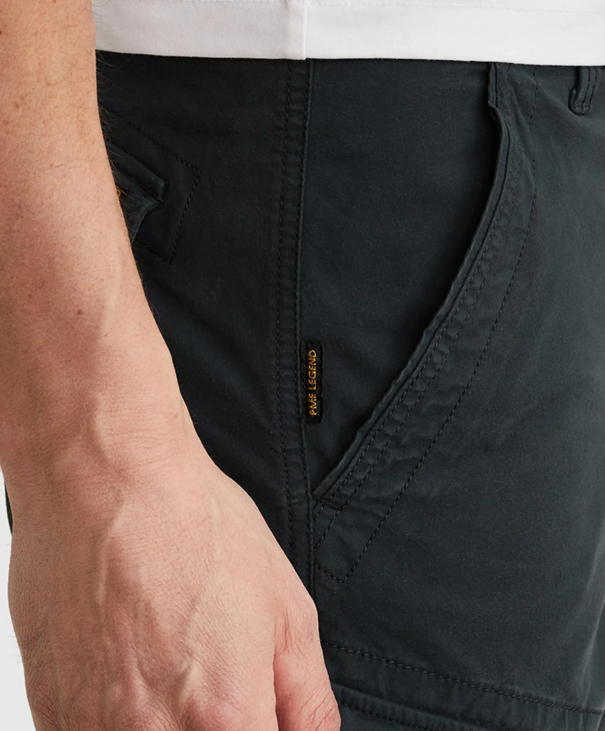NORDROP CARGO SHORTS STRETCH TWILL heren korte broek blauw