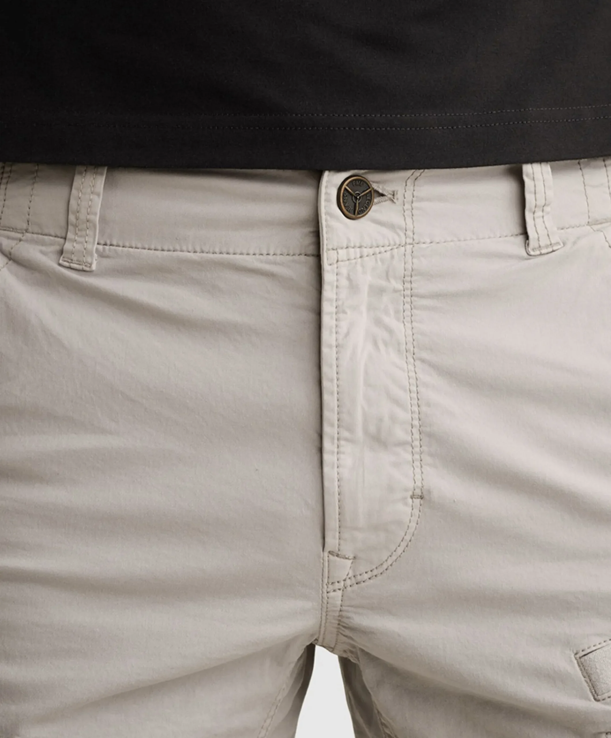 NORDROP CARGO SHORTS STRETCH TWILL heren korte broek beige