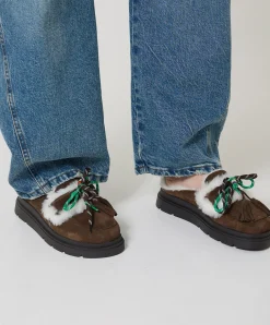NOVA dames clogs bruin