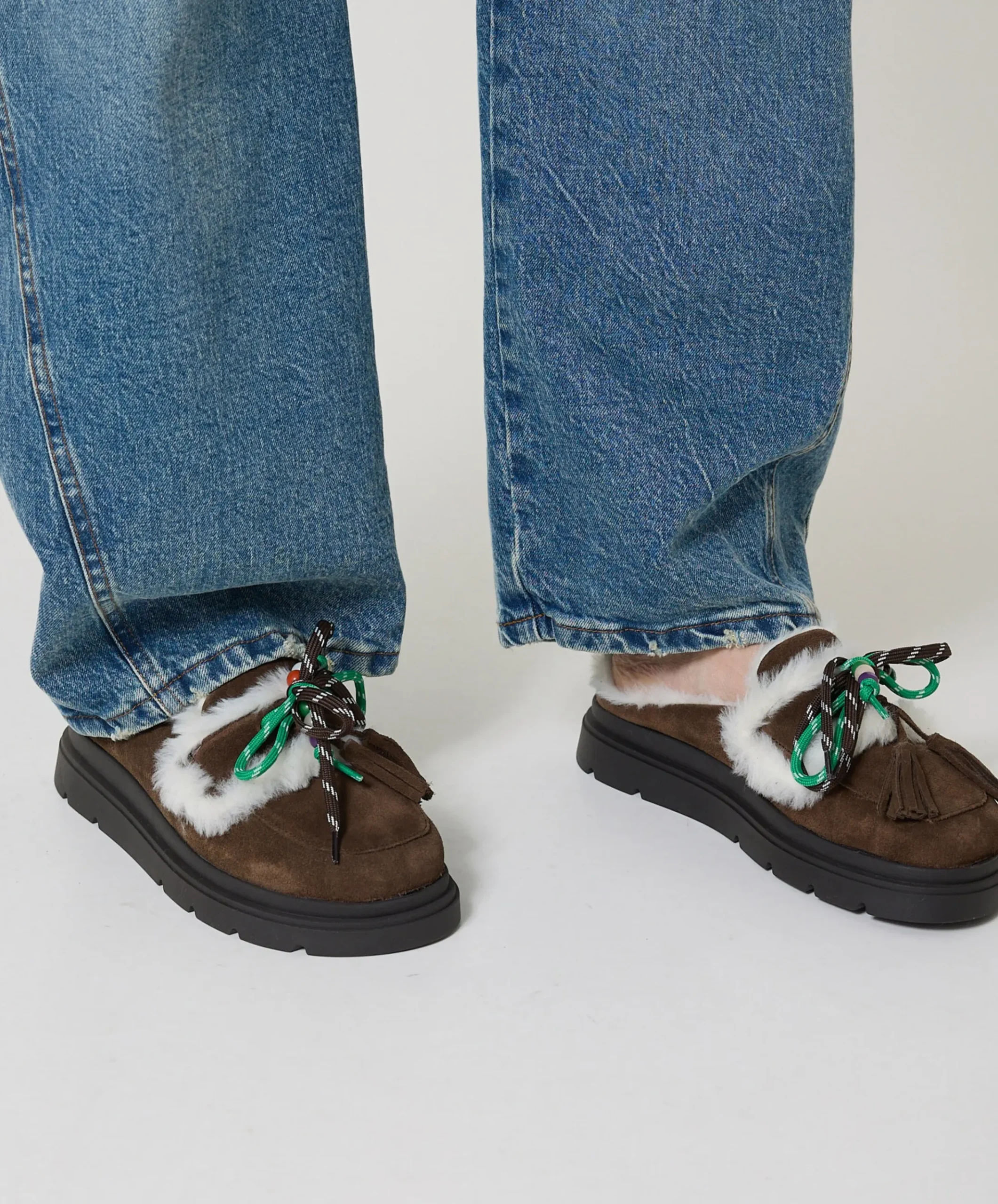 NOVA dames clogs bruin