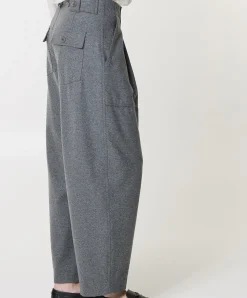 October dames broek grijs