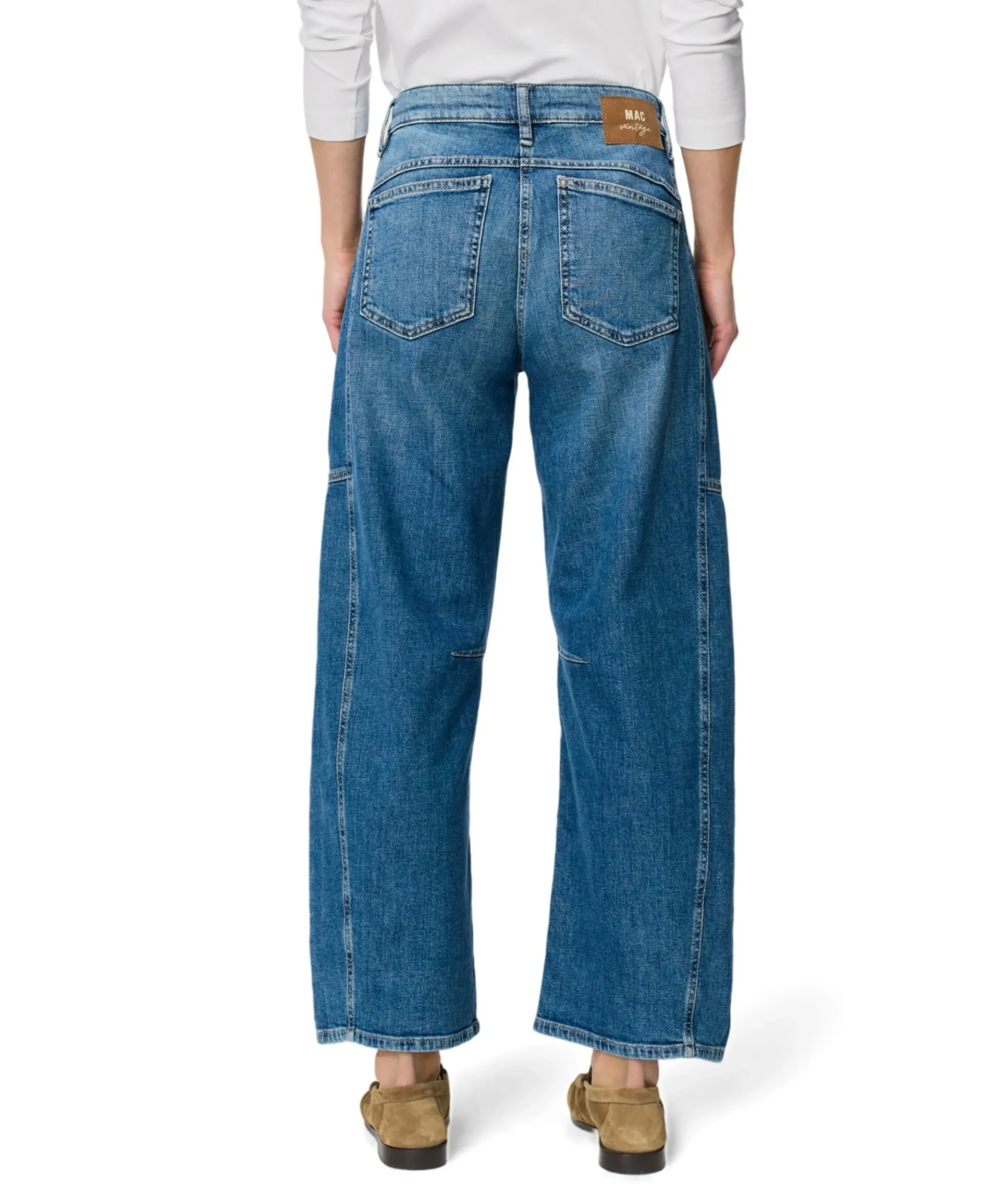 OHIO dames jeans blauw