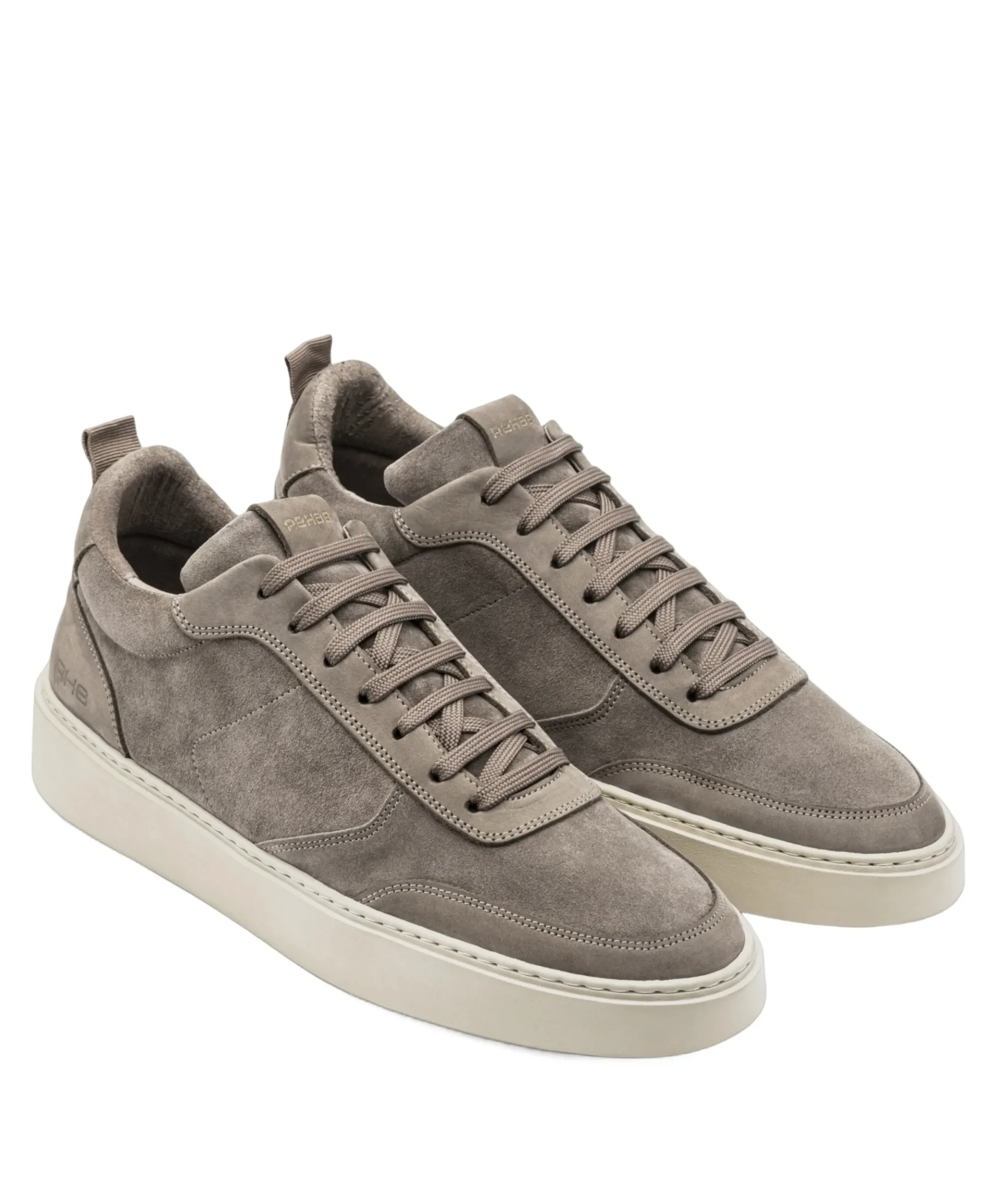OLIVER MID SUE NUB heren sneakers beige