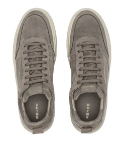 OLIVER MID SUE NUB heren sneakers beige