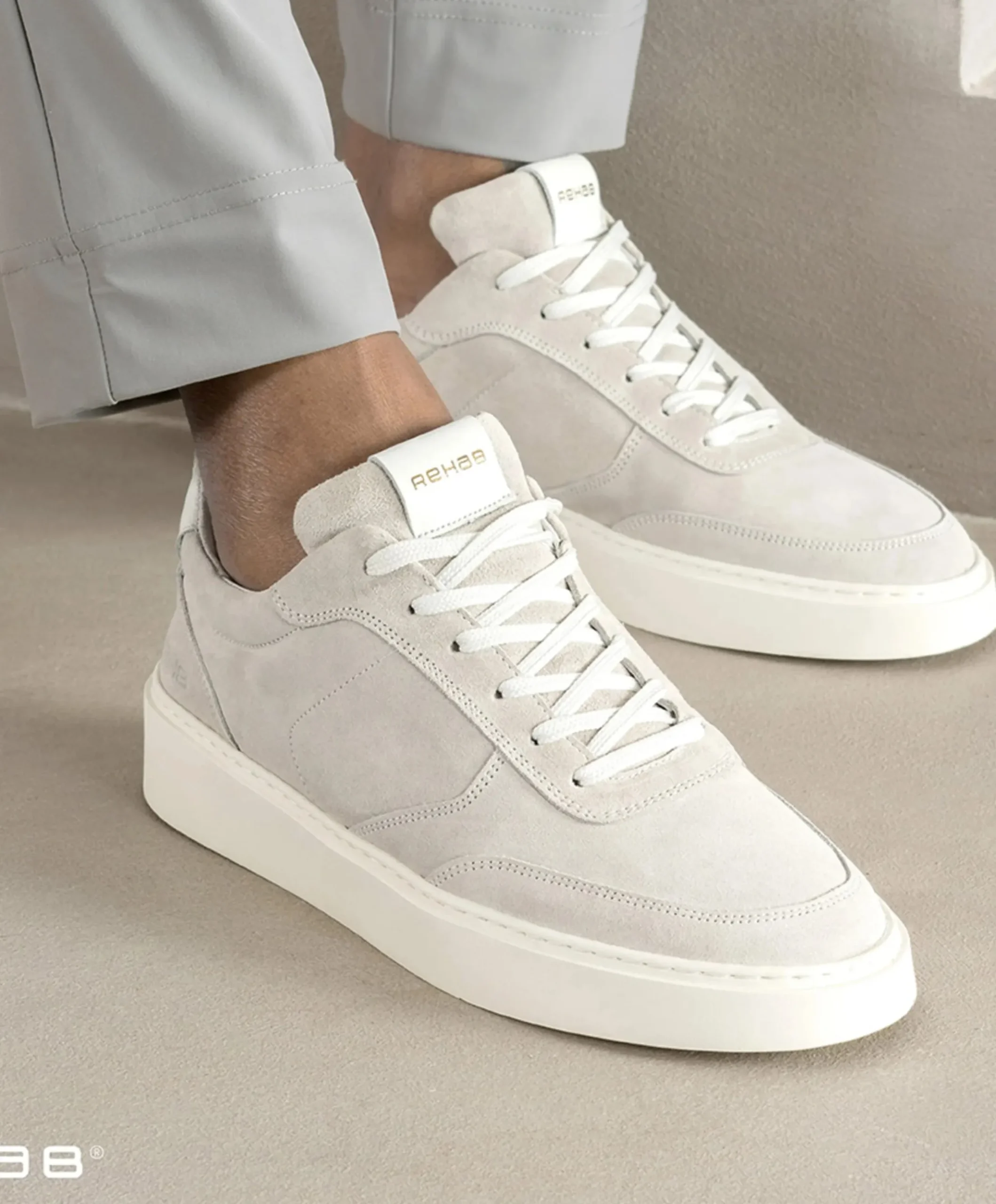 Oliver sue heren sneakers ecru