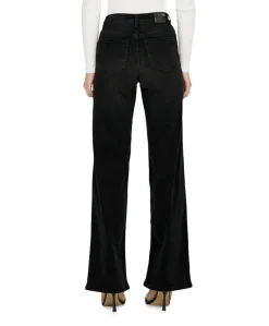 ONLMADISON BLUSH HW WIDE DNM CRO099 dames jeans zwart