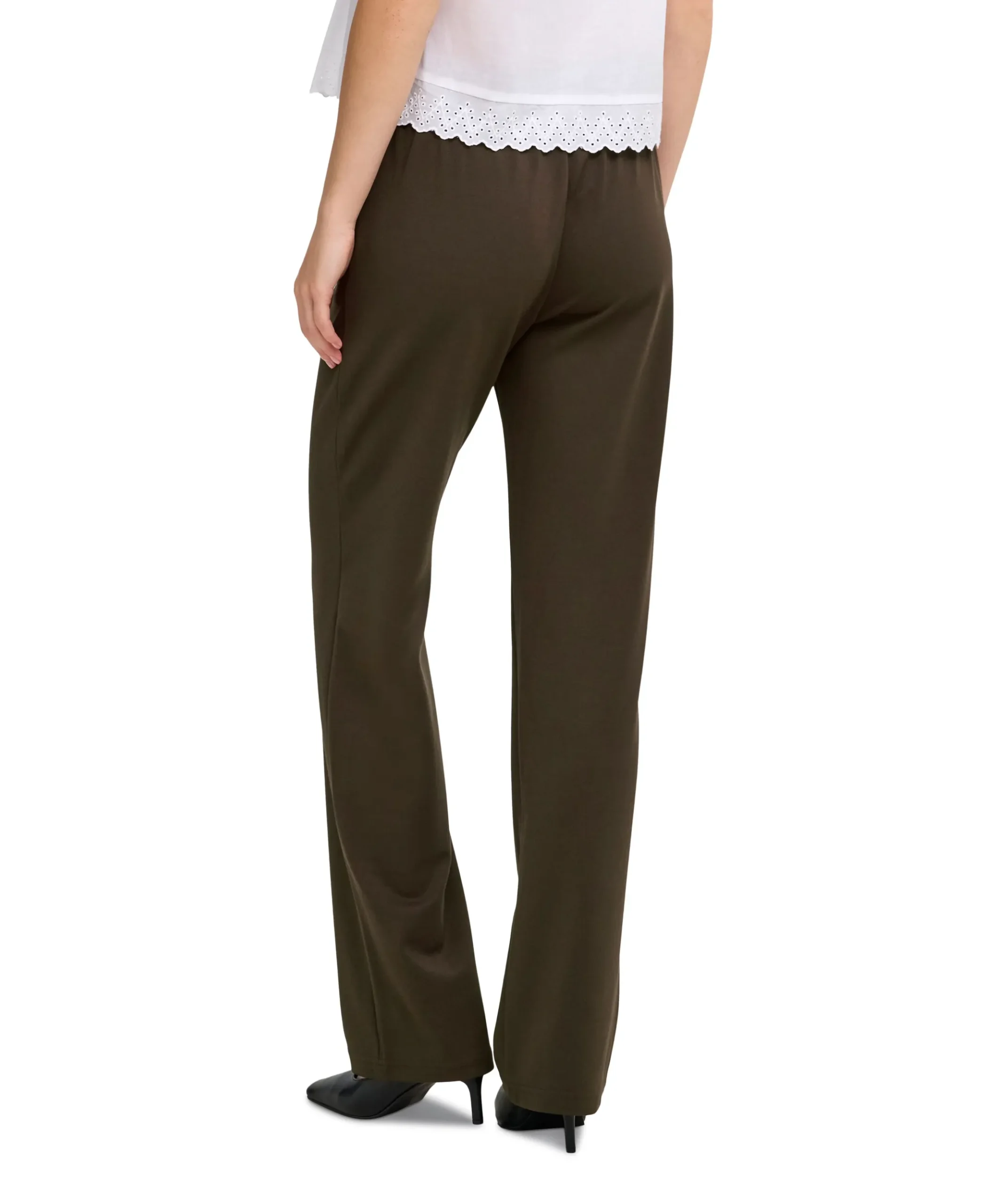 ONLPOPTRASH LIFE MW STRAIGHT dames broek bruin