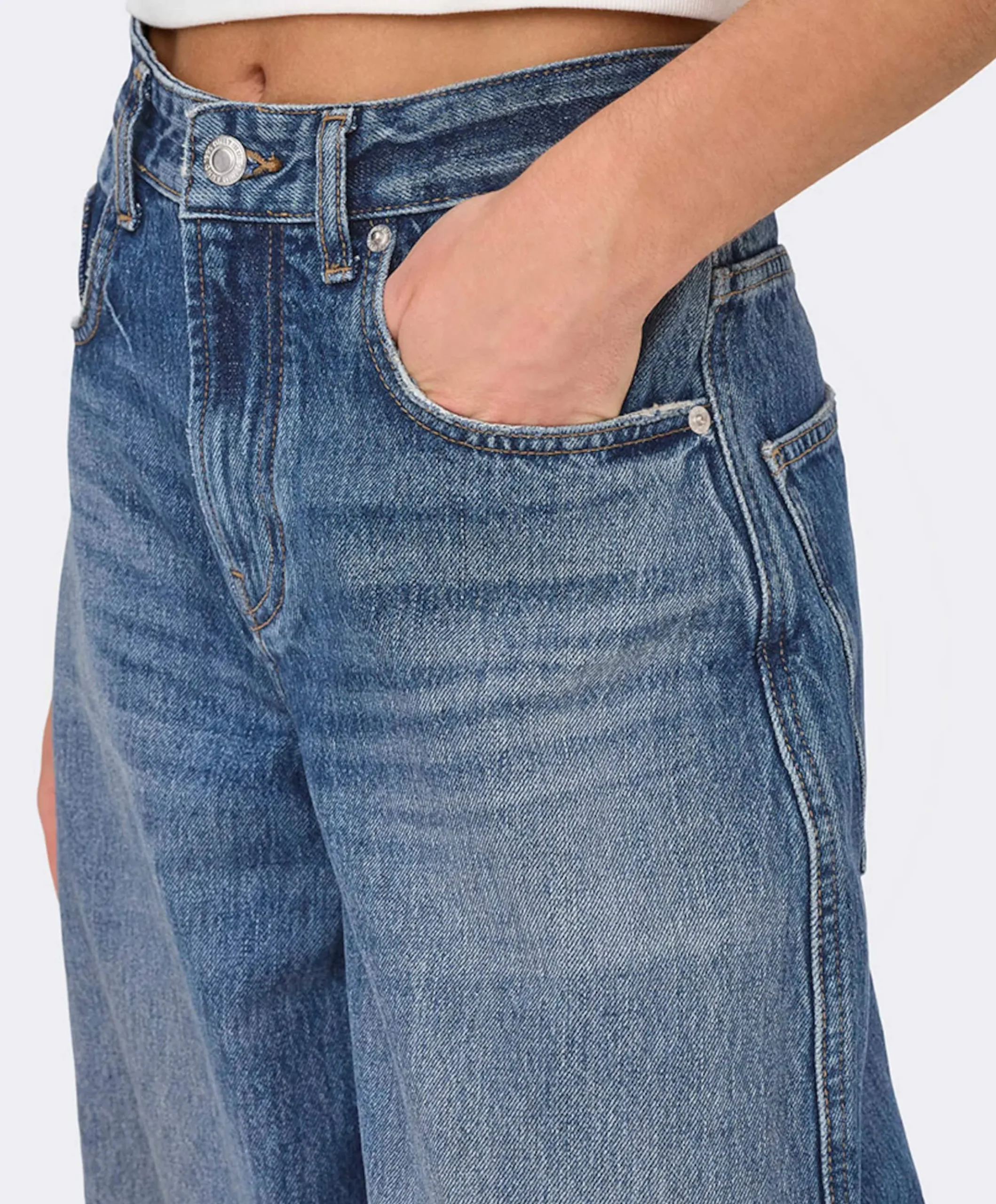 ONLTAYLOR HW BARREL TAI466 NOOS dames jeans blauw