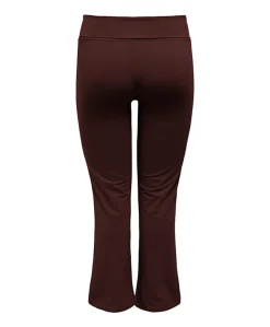 ONPFOLD MW JAZZ NOOS dames plussize trainingsbroek bruin