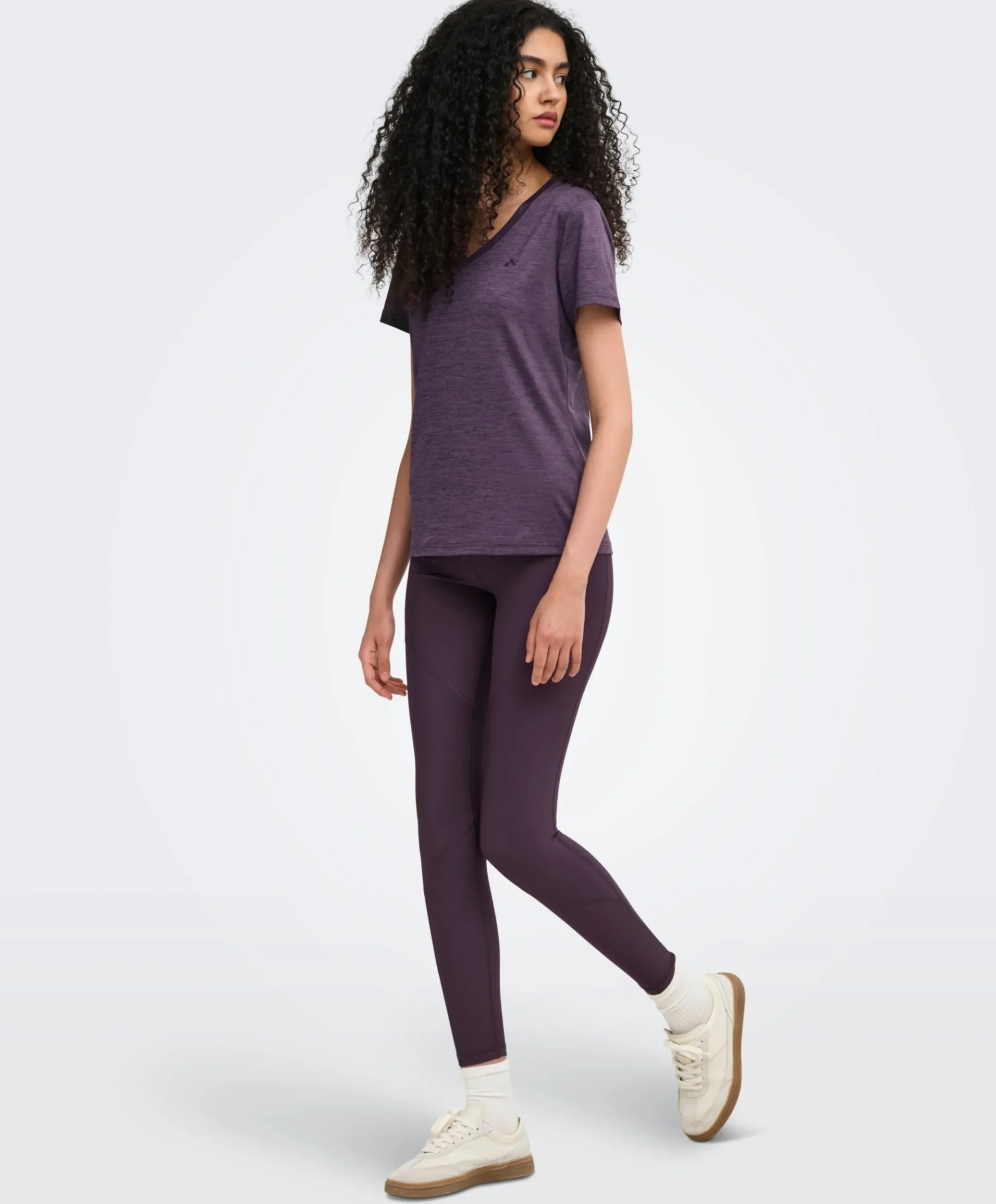 ONPJANA HW TRAINING dames tights paars