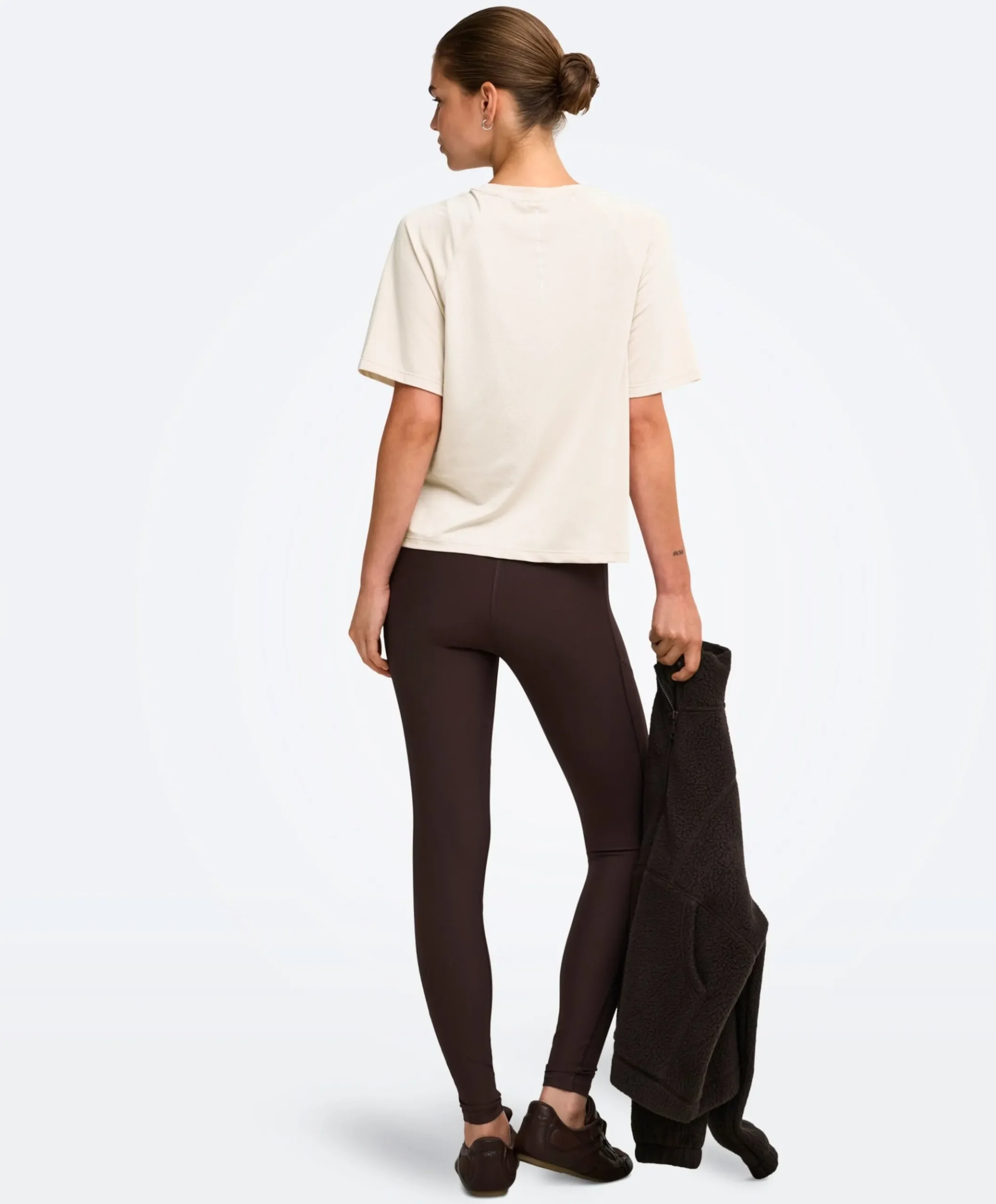 ONPJANA HW TRAINING TIGHTS dames tights bruin