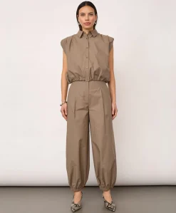 OpheliaCC Balloon dames broek beige