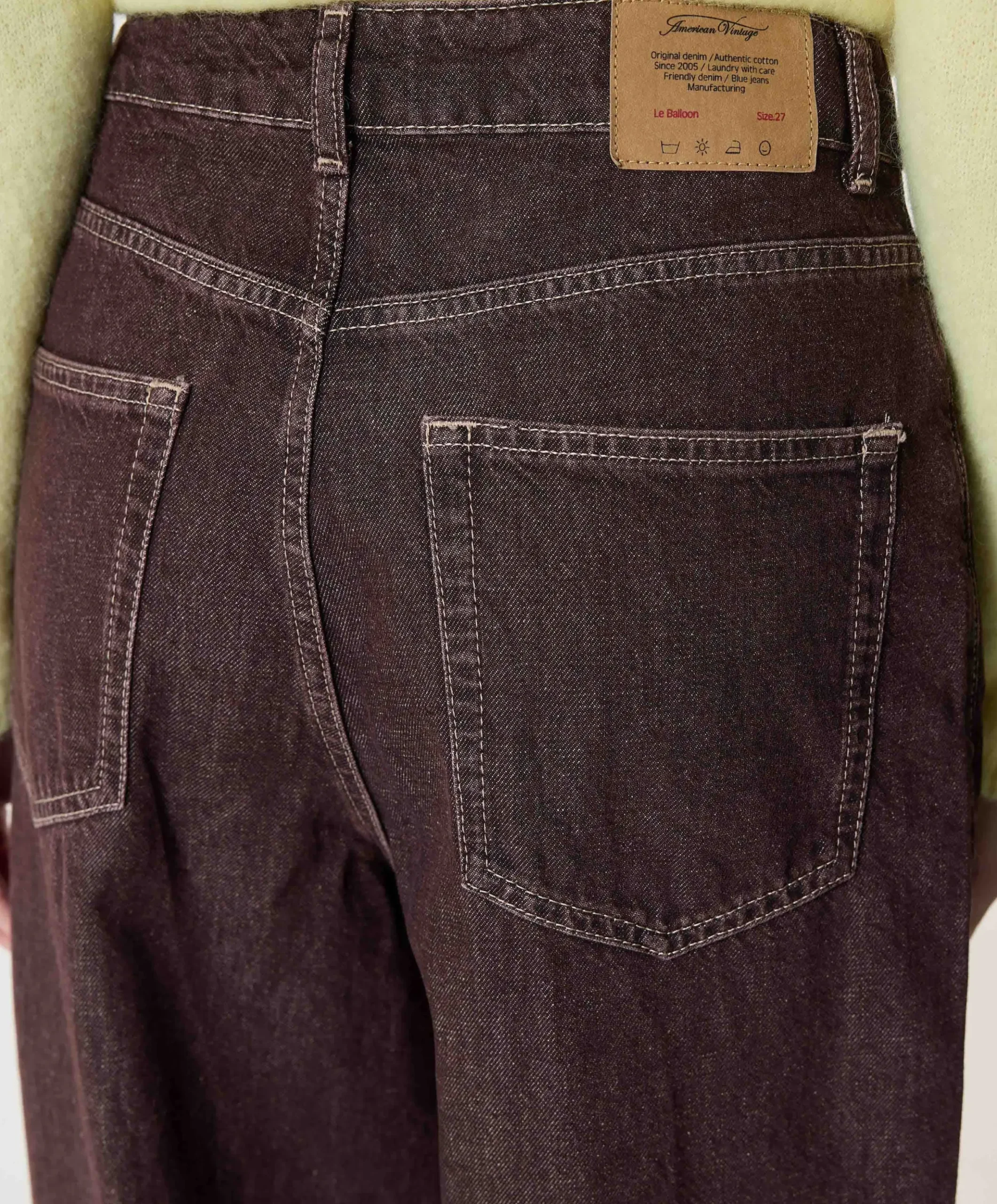 Oshow dames broek bruin