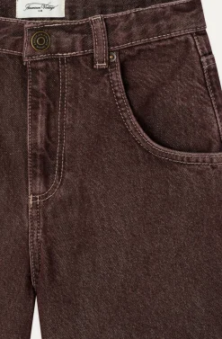 Oshow uniseks jeans bruin